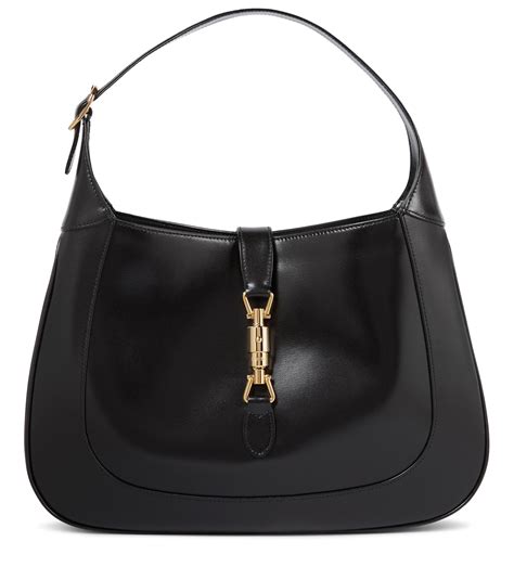 gucci jackie grained leather|Gucci leather shoulder bag.